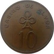10 Escudos 10 PTE = JPY 9.14