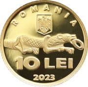 10 Lei 10 RON = JPY 358