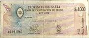 1000 Pesos Argentinos