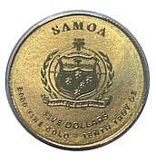 5 Dollars 5 WST = JPY 293