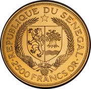 2500 Francs 2500 XOF = JPY 702