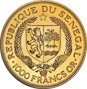 1000 Francs 1000 XOF = JPY 281