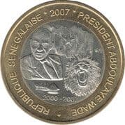 6000 Francs / 4 Africa (IDAO coinage) - Senegal