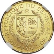 500 Francs 500 XOF = JPY 140