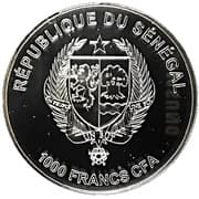 1000 Francs 1000 XOF = JPY 278
