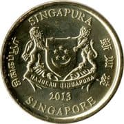5 Cents 0.05 SGD = JPY 6.18