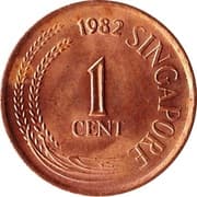 1 Cent 0.01 SGD = JPY 1.24