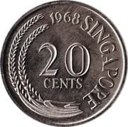 20 Cents 0.20 SGD = JPY 25