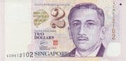 2 Dollars 2 SGD = JPY 247