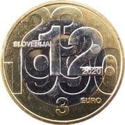 3 Euros 3 EUR = JPY 550