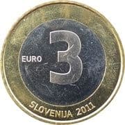3 Euros 3 EUR = JPY 554