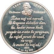 Silver coin of Peace and Love - Slovenia