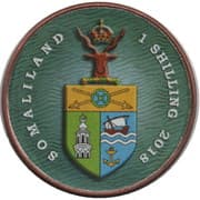 1 Shilling (Blue spotted stingray) - Somaliland