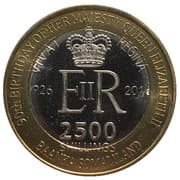2500 Shillings (Elizabeth II 90th Anniversary - Queen of Barbados) - Somaliland
