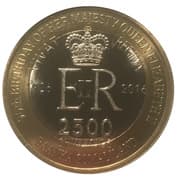2500 Shillings (Elizabeth II 90th Anniversary - Queen of Belize) - Somaliland
