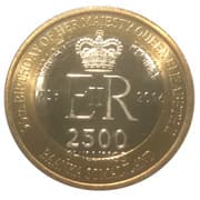 2500 Shillings (Elizabeth II 90th Anniversary - Queen of New Zealand) - Somaliland