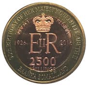 2500 Shillings (Elizabeth II 90th Anniversary - Queen of Kenya) - Somaliland