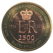 2500 Shillings (Elizabeth II 90th Anniversary - Queen of Sierra Leone) - Somaliland