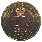 2500 Shillings (Elizabeth II 90th Anniversary - Queen of Tanganyika) - Somaliland