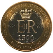 2500 Shillings (Elizabeth II 90th Anniversary - Queen of the United Kingdom) - Somaliland