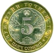 5 Somoni 5 TJS = JPY 83