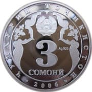 3 Somoni 3 TJS = JPY 50