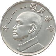 5 Yuan 5 TWD = JPY 25