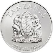 100 Shilingi 100 TZS = JPY 6.14