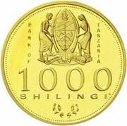 1000 Shilingi 1000 TZS = JPY 61