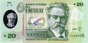 20 Pesos Uruguayos 20 UYU = JPY 80