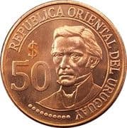 50 Pesos Uruguayos 50 UYU = JPY 204