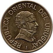 5 Pesos Uruguayos 5 UYU = JPY 20