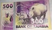 500 Kwacha (Billete fantasia) - Zambia