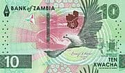 10 Kwacha 10 ZMW = JPY 82