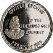 Opening of the Zimbabwe Gold Refinery - Zimbabwe (1980-date)