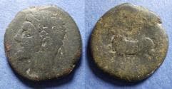 Numidia, Massinissa or Micipsa 203-118 BC, Bronze AE25