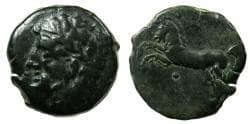 NUMIDIA.Massinissa or Micipsa circa 203-148-118 BC.AE.