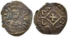 Axum. Hethasas. Early 7th Century-620. CU (0.67g, 18mm). Munro-Hay type 141