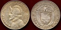 PANAMA 1947 1/2 BALBOA AU