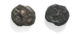 Arabia Felix. Hadhramawt. First century BC-first century AD. Cast AE 14mm, 1.53 g. Shaqar mint.