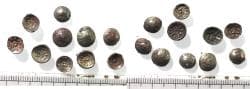 LOT OF 10: ARABIA, Southern. Himyar. 'Amdān Bayān Yahaqbiḍ. Circa AD 100-120. AR FractionS. 0.30 gm