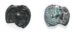 Arabia Felix. Hadhramawt. First century BC-first century AD. Cast AE 20mm, 2,93 g. Shaqar mint.