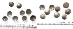 LOT OF 9: ARABIA, Southern. Himyar. 'Amd?n Bay?n Yahaqbi?. Circa AD 100-120. AR Fractions. 0.30 gm