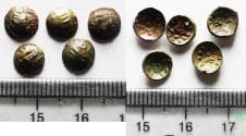 Arabia Felix. Kings of Saba. Himyarites. 60 - 100 A.D. Scyphate AR Lot Of 5 Fractional Units. VERY RARE