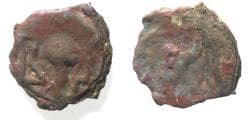 Arabia Felix. Hadhramawt. First century BC-first century AD. Cast AE 18. Shaqar mint.