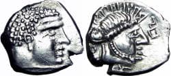 ARABIA, Southern. Qataban. Shahr Hilal Yuhan'im(?). Circa 50-25 BC.