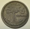 Guatemala Silver 5 Centavos 1954