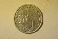 Guatemala; Silver 10 Centavos 1945