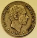 Philippines Silver 20 Centimos 1885