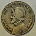 Panama; Silver Medio (1/2) Balboa 1933 Low Mintage: 120,000 Scarce